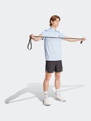 adidas Blue Sky Train Essentials Training Polo Shirt - Image 3 of 6
