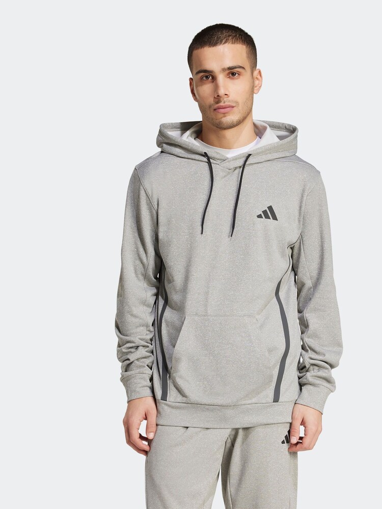adidas Grey Game and Go Training Hoodie - Image 1 of 6
