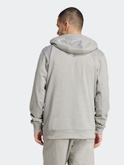 adidas Grey Game and Go Training Hoodie - Image 2 of 6