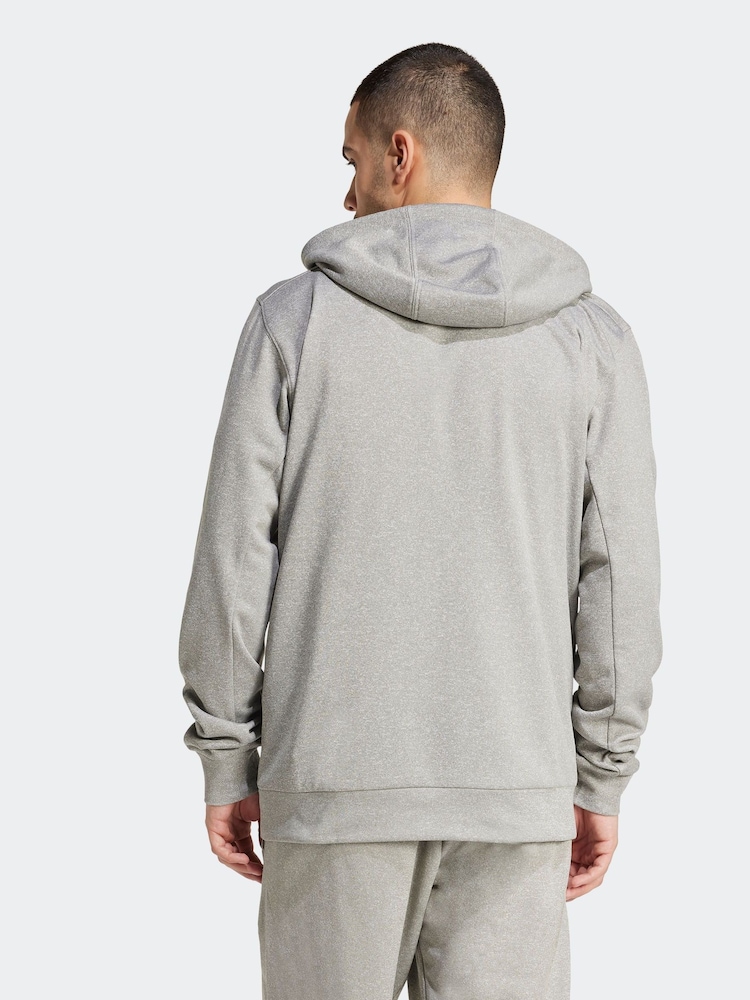 adidas Grey Game and Go Training Hoodie - Image 2 of 6