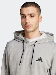 adidas Grey Game and Go Training Hoodie - Image 5 of 6