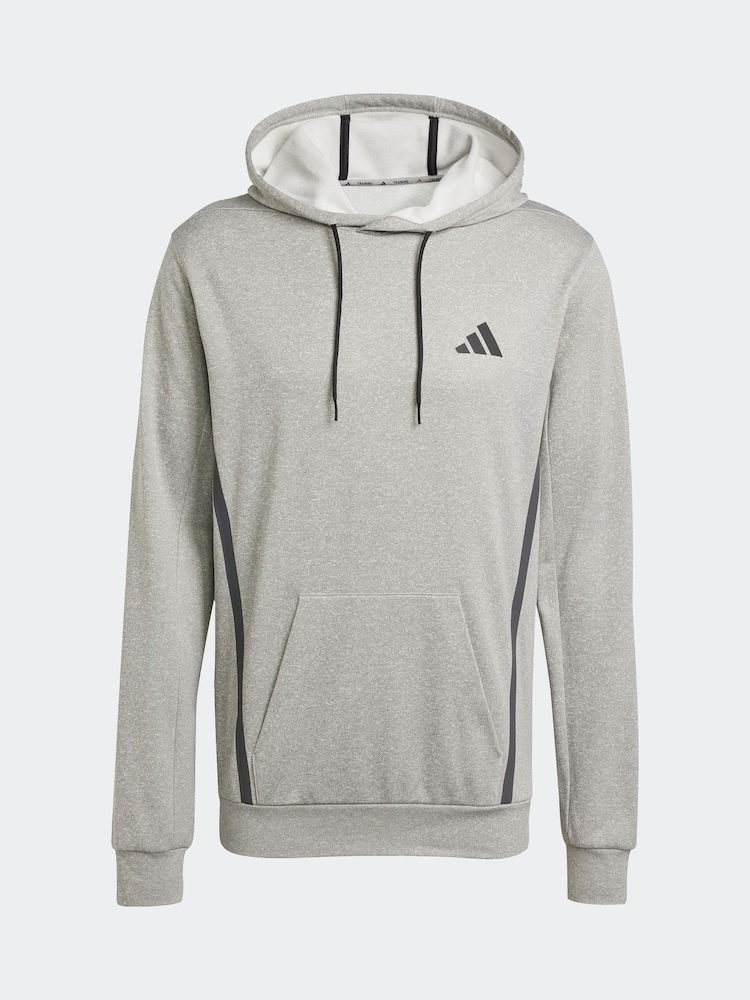 adidas Grey Game and Go Training Hoodie - Image 6 of 6