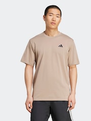 adidas Brown Train Essentials Feelready Training T-Shirt - Image 1 of 6