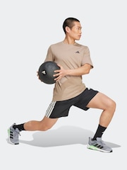 adidas Brown Train Essentials Feelready Training T-Shirt - Image 3 of 6