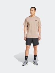 adidas Brown Train Essentials Feelready Training T-Shirt - Image 6 of 6