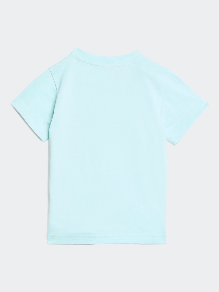 adidas Green Adiraptor Graphic Print Infant Kids T-Shirt - Image 2 of 5 adidas Green Adiraptor Graphic Print Infant Kids T-Shirt - Image 2 of 5