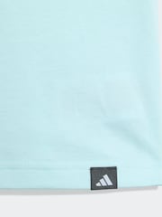 adidas Green Adiraptor Graphic Print Infant Kids T-Shirt - Image 5 of 5