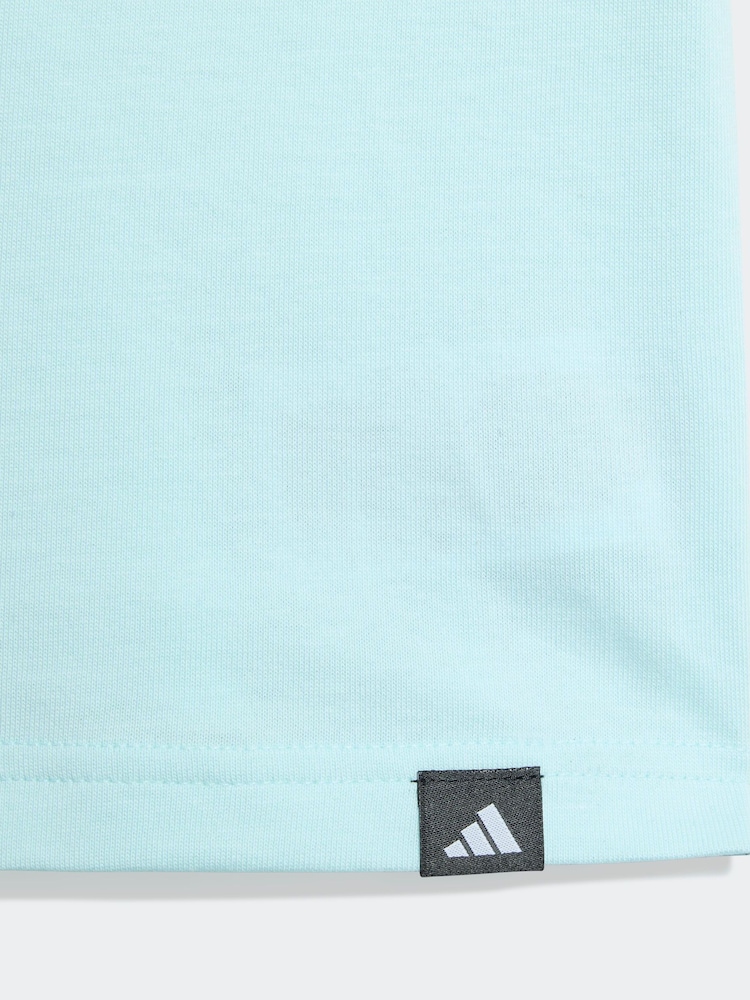 adidas Green Adiraptor Graphic Print Infant Kids T-Shirt - Image 5 of 5