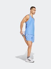 adidas Blue Own The Run Tank Vests - Image 3 of 6