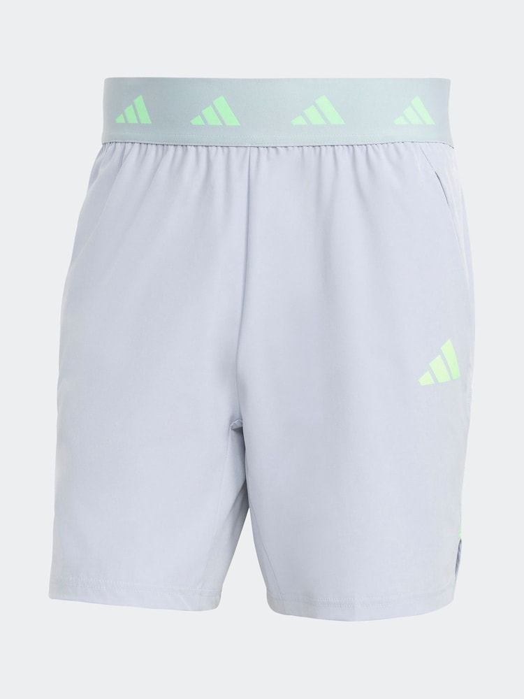 adidas Grey Gym+ Shorts - Image 6 of 6