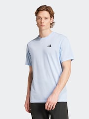 adidas Blue Dark Train Essentials Feelready Training T-Shirt - Image 1 of 6