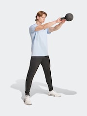 adidas Blue Dark Train Essentials Feelready Training T-Shirt - Image 3 of 6