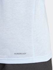 adidas Blue Dark Train Essentials Feelready Training T-Shirt - Image 5 of 6