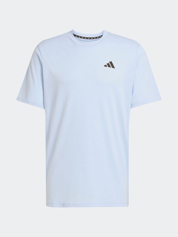 adidas Blue Dark Train Essentials Feelready Training T-Shirt - Image 6 of 6