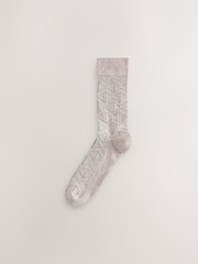 Red/Blue/Green Pattern Socks 5 Pack - Image 6 of 8