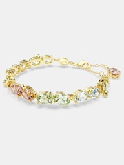 Swarovski Gold Tone Plated Gema Tennis Bracelet - Image 2 of 5
