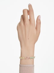 Swarovski Gold Tone Plated Gema Tennis Bracelet - Image 5 of 5