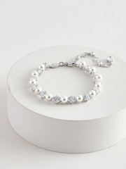 Swarovski White Matrix Pearl Bracelet - Image 1 of 1