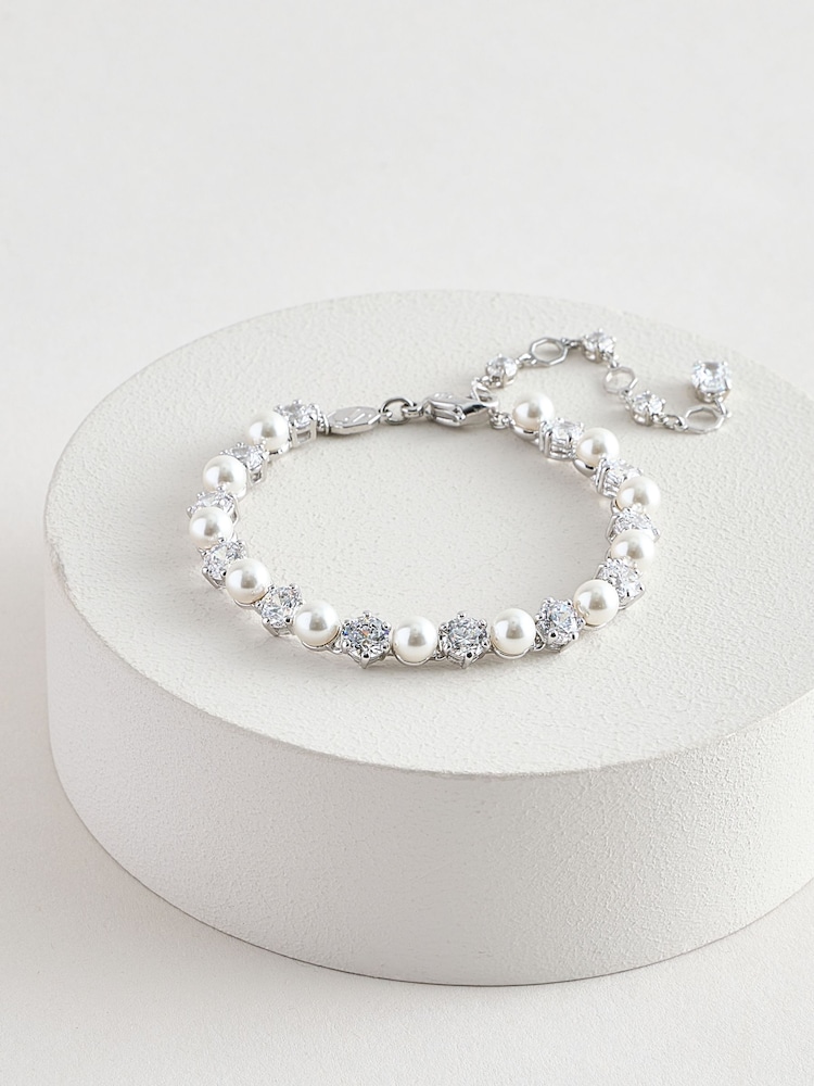 Swarovski White Matrix Pearl Bracelet - Image 1 of 1