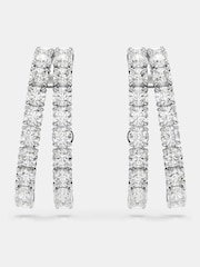 Swarovski White Matrix Stud Earrings - Image 2 of 6