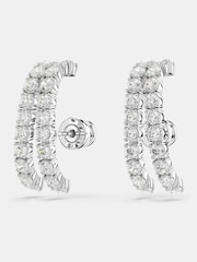 Swarovski White Matrix Stud Earrings - Image 3 of 6