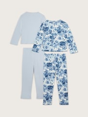 Monsoon Pointelle-Pyjama aus 100 % Baumwolle, 2er Pack - Bild 2 von 4