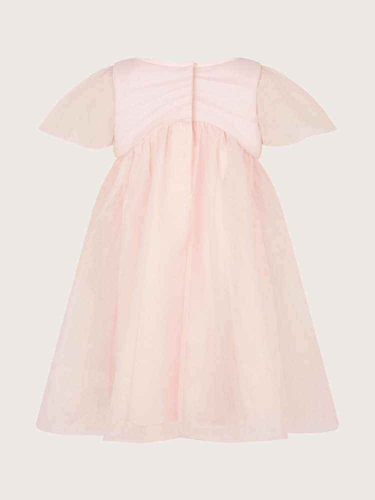 Monsoon Natural Baby Hannah Corsage Dress - Image 2 of 3