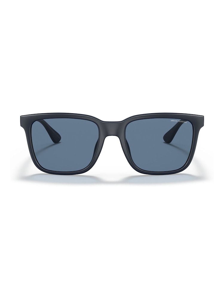 Armani Exchange Blue Ax4112Su Rectangle Sunglasses - Image 1 of 5