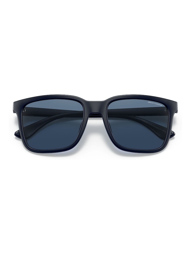 Armani Exchange Blue Ax4112Su Rectangle Sunglasses - Image 5 of 5