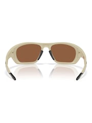 Oakley Cream Lateralis Rectangle Sunglasses - Image 2 of 8