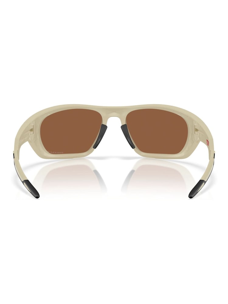 Oakley Cream Lateralis Rectangle Sunglasses - Image 2 of 8