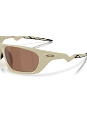 Oakley Cream Lateralis Rectangle Sunglasses - Image 8 of 8