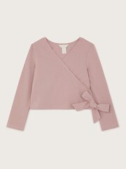 Monsoon Purple Long Sleeve Dance Wrap Top - Image 2 of 4