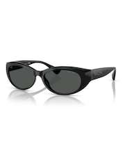 Ralph By Ralph Lauren RA5327U Black Oval Sunglasses - Image 1 of 5