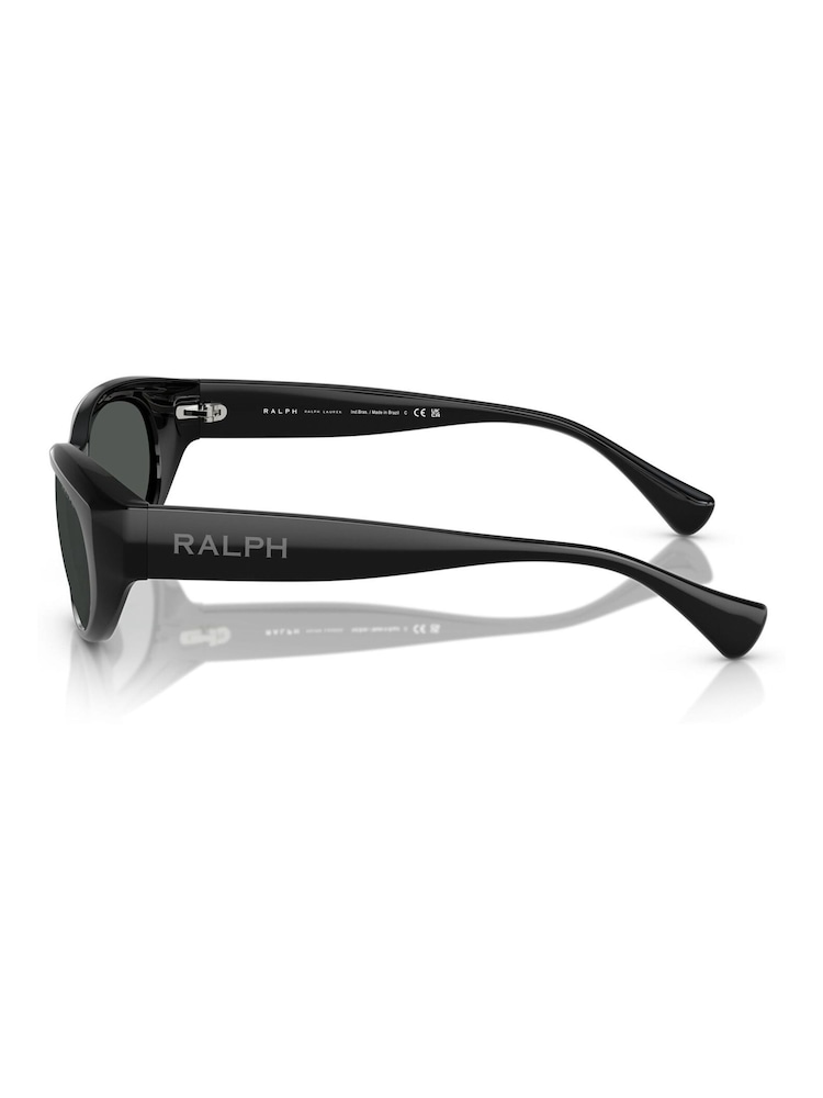 Ralph By Ralph Lauren RA5327U Black Oval Sunglasses - Image 2 of 5