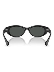 Ralph By Ralph Lauren RA5327U Black Oval Sunglasses - Image 3 of 5