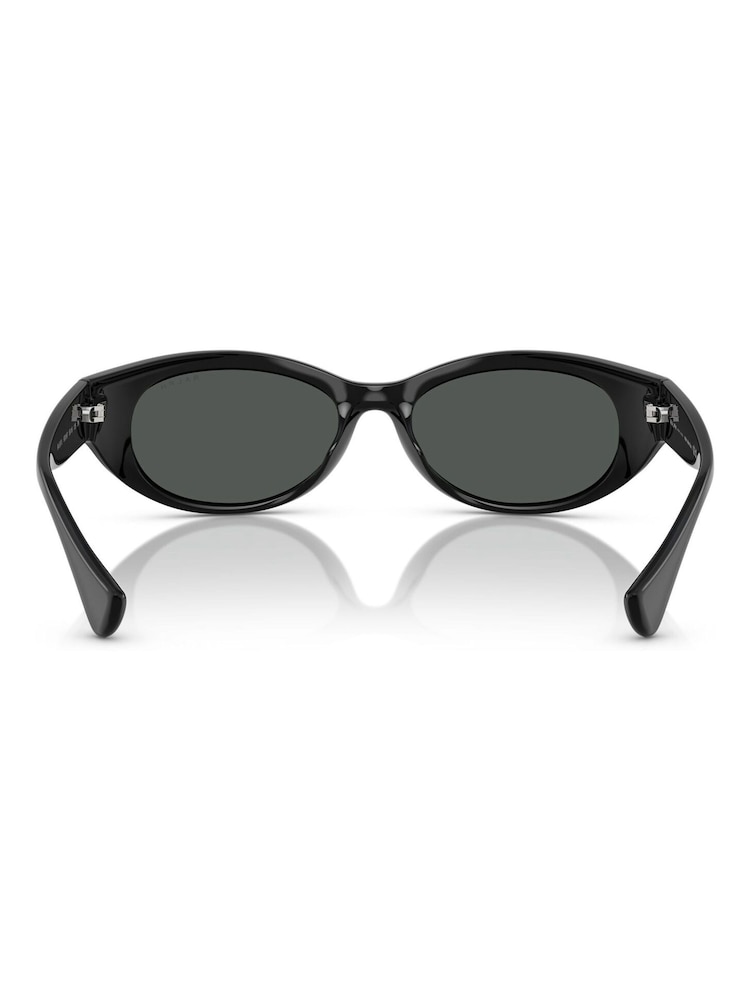 Ralph By Ralph Lauren RA5327U Black Oval Sunglasses - Image 3 of 5