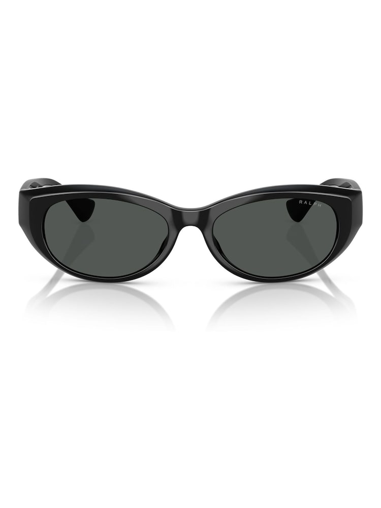 Ralph By Ralph Lauren RA5327U Black Oval Sunglasses - Image 4 of 5