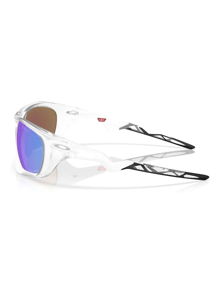Oakley Cream Lateralis Rectangle Sunglasses - Image 8 of 8