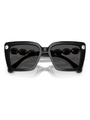 Swarovski Black Square Black Sunglasses - Image 1 of 5
