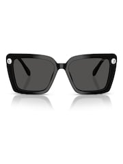 Swarovski Black Square Black Sunglasses - Image 4 of 5