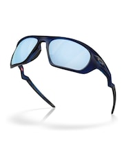 Oakley Blue Lateralis Rectangle Sunglasses - Image 4 of 8