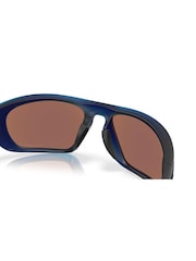 Oakley Blue Lateralis Rectangle Sunglasses - Image 5 of 8