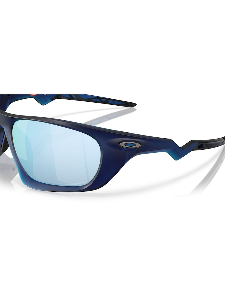 Oakley Blue Lateralis Rectangle Sunglasses - Image 8 of 8