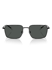 Armani Exchange Rectangle Black Sunglasses - Image 2 of 5