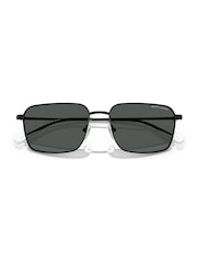 Armani Exchange Rectangle Black Sunglasses - Image 3 of 5