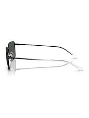 Armani Exchange Rectangle Black Sunglasses - Image 4 of 5