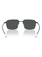 Armani Exchange Rectangle Black Sunglasses - Image 5 of 5