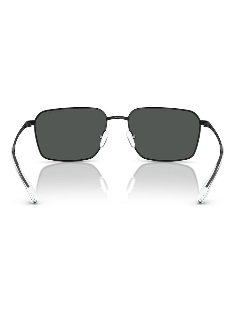 Armani Exchange Rectangle Black Sunglasses - Image 5 of 5 Armani Exchange Rectangle Black Sunglasses - Image 5 of 5
