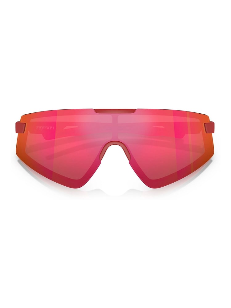 Ferrari Red Scuderia Irregular Sunglasses - Image 2 of 6